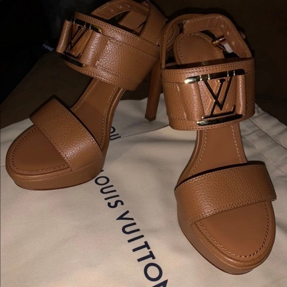 Louis Vuitton Shoes - Louis Vuitton Brown Sandals